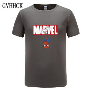 New Summer 3D Iron Spiderman T Shirt Men Marvel Avengers Men - manfastion