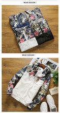 Load image into Gallery viewer, Floral Jacket 2019 Autumn Mens Hooded Jackets - manfastion