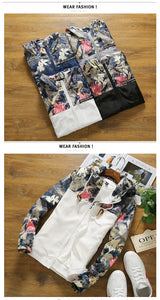 Floral Jacket 2019 Autumn Mens Hooded Jackets - manfastion