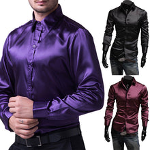 Load image into Gallery viewer, Hirigin Brand Men Tuxedo Dress Shirts Wedding Party Fancy - manfastion