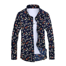 Load image into Gallery viewer, 2019 Retro Floral Printed Man Casual Shirts Fashion Classic Men - manfastion