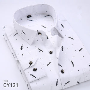 2019 Retro Floral Printed Man Casual Shirts Fashion Classic Men - manfastion