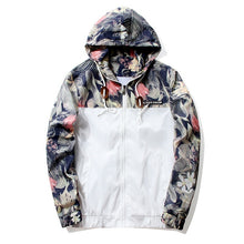 Load image into Gallery viewer, Floral Jacket 2019 Autumn Mens Hooded Jackets - manfastion