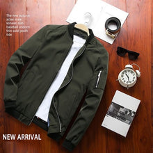 Load image into Gallery viewer, Spring New Men&#39;s Bomber Zipper Jacket - manfastion