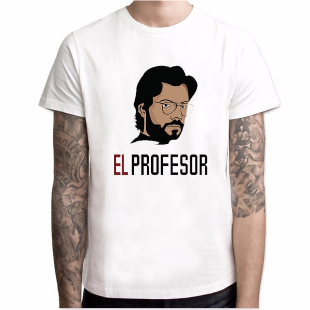 T shirt men Funny Design La Casa De Papel - manfastion