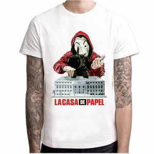 T shirt men Funny Design La Casa De Papel - manfastion