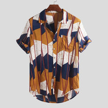 Load image into Gallery viewer, 2019 New Mens Short Sleeve Hawaiian Shirt Summer - manfastion